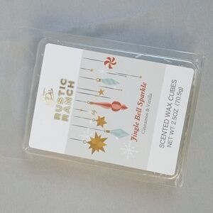 🏠 🍒 Rustic Ranch Jingle Bell Sparkle Scented Wax Cubes